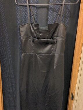 Katia Formal Black Mini Spaghetti Strap Dress Size Small Lace